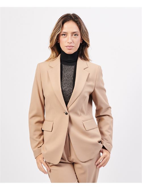 Veste Gerry Weber à simple boutonnage en viscose mélangée GERRY WEBER | 430043-3125970493